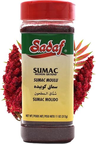 توابل صدف السماق المطحون - مسحوق توابل السماق النقي - كوشير - توابل فارسية - مطحون متوسط ​​(5 أونصة) in Kuwait