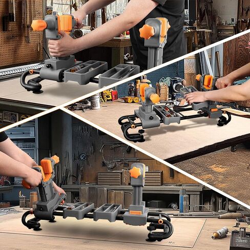 GLORYFIRE Adjustable Gun Holder - Professional Gunsmithing Tools | Sight, and Maintenance with Jagged Base Stability and Non-Marring Rubber Contact Pads, Gun Accessories for Gun Cleaning in Saudi Arabia