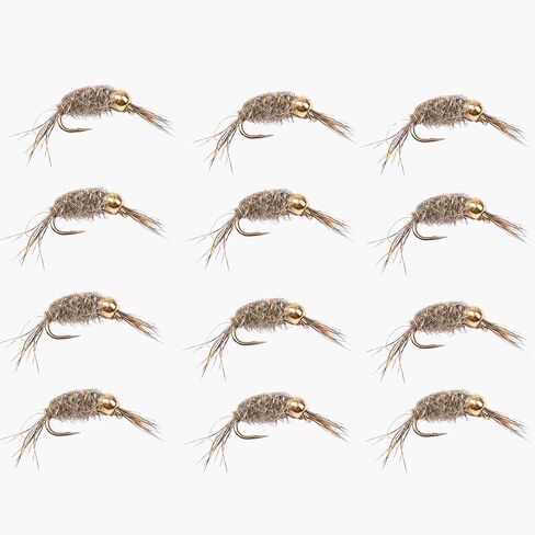 Bead Head Scud Wet Fly Nymph, Size 12-16, Wet Flies for Trout Bass Panfish, Trout Flies for Fly Fishing, Still Water Fy Fishing in Kuwait