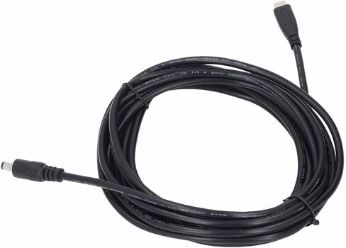 AYNEFY Type C to DC Satellite Power Cable, PVC Water Cable Extension for Replacement, Designed with Shielded Construction for Stable Network Connection in Saudi Arabia
