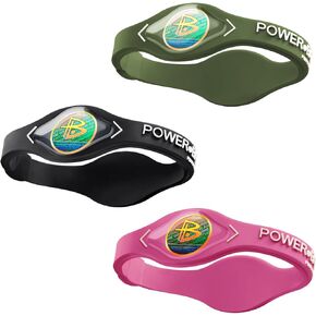 Power Balance the Original Genuine Performance Wristband, Silicone rubber Wristbands Bracelets sports bracelet wristband for men women, power 3 pack bangles, safe Waterproof Lightweight durable, size of M+M+L（M 19.0CM/L 20.5CM)