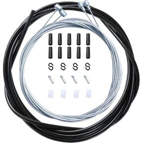 Cdofo Universal Bike Brake Cable Housing Kit,Bike Brake Cable Housing set,Bicycle Brake Cable Housing Kit for Mountain Bike or Road Bikes,Standard (White)