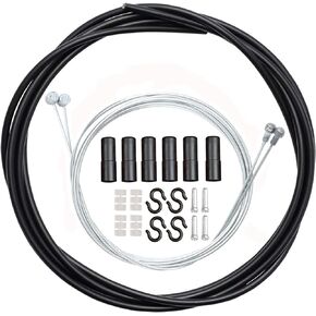 Bicycle Brake Cable and Housing,Rpuomtz Universal Brake Cable Housing Kit for MTB/Road Bike,Ideal for DIY Repair Tool
