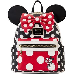 Loungefly Disney Minnie Mouse Rocks the Dots Double Strap Shoulder Bag