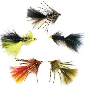 Thor Outdoor BH Woolly Bugger - Wet Fly Fishing Streamer Flies for Bass, Panfish, Trout