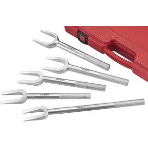 Kauplus 5PCS Pickle Fork Ball Joint Separator Set Tie Rod/Ball Joint Separator Kit for Separating Ball Joints Tie Rods Pitman Arms - 5 Size