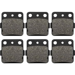 ZICOO Brake Pads Front & Rear for Honda 400EX TRX 400 EX Sportrax 400 2001-2008, TRX 400EX Fourtrax 1999-2000, TRX400X TRX 400X 2009-2014, 300ex TRX300EX Fourtrax 300 1993-2008, TRX250X 1987-1992