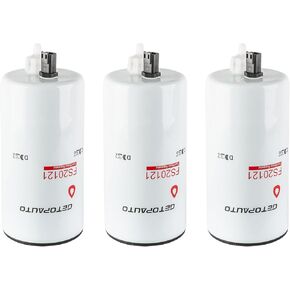 GETOPAUTO FS20121 Fuel Water Separator Cartridge Compatible with Cummins Cummins L9, B6.7 Replaces 5444245 5528103(set of 3)