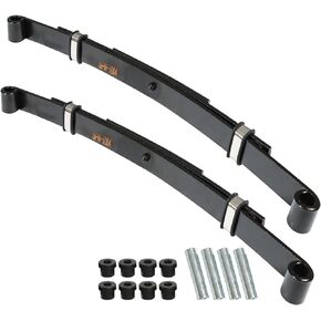 waltyotur 2 Set Heavy Duty Golf Cart Rear Leaf Springs Replacement for EZGO TXT 1996-2013