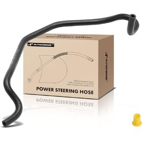 A-Premium Power Steering Hose Return Hose Line Assembly Compatible with Honda Accord 2008 2009 2010 2011 2012 3.5L, Pipe To Pipe, From Tube (At Gear) to Intermediate Pipe, Replace# 53734TA6A01