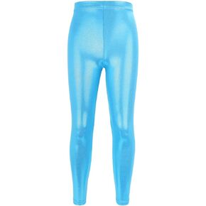 WEONEDREAM Girls Shiny Leggings