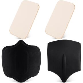 SAVITA Lipo Foam Board Abdominal Board Kit, Include 2pcs Side Board 1 Front Board 1 Back Board for Waist and Abdomen Shaping Board Soft and Fit Nicely (4pcs in Total) Black