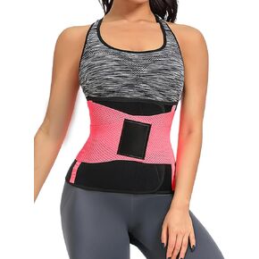 SHAPSHE waist trainer for women workout sauna waist trimmer for women sweat waist belt belly wrap for weight loss