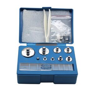 17 قطعة مجموعة أوزان المعايرة، 10 ملغ - 100 جرام معايرة مقياس الوزن مجموعة الوزن للمجوهرات الرقمية مقياس المختبر العلمي تعليم الوزن in Kuwait