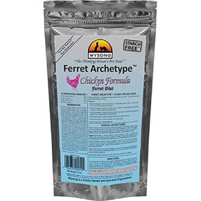 Wysong Ferret Archetype Chicken Formula - Raw Ferret Food - 7.5 Ounce Bag