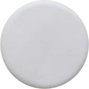 Levoberg Round Stool Cover Faux Leather Barstool Cushion Chair Slipcover 15.74inch Black