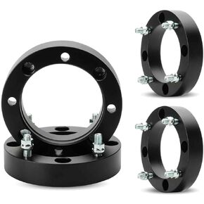 TadaMark 4x156 Wheel Spacers 1in Wheel Adapters Forged 4 Lugs fit for Polaris 2013-2014 Ranger 900 2017 Ranger Crew XP 1000 2014-2017 RZR 2013 RZR XP 900 131mm Bore 12x1.5 Studs 4pcs