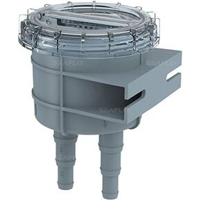 SEAFLO Raw Water Marine Intake Cooling Water Strainer for Boat Fits 1/2", 5/8" & 3/4" Hose Sizes