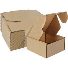 MEBRUDY 9X6X2 Shipping Boxes, 25 Pack White Literature Mailer Corrugated Cardboard Box for Small Business Mailing Packaging