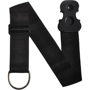 Cello Endpin Stopper Strap Anchor Rest Non-Slip with 2 Holes Adjustable Chair Strap Thick Sponge Padding for Cello Playing or Practice (Black)