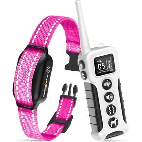DOGLinsen No Shock Dog Training Collar with Remote 3300ft Range, Vibrating Dog Collar, Vibration Collar for Small Medium Large Dogs, 9 Style Tones and Vibration Collar