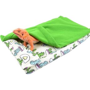 YUYUSO كيس نوم للزواحف مع وسادة وبطانية للتنين الملتحي النمر أبو بريص سحلية in Kuwait