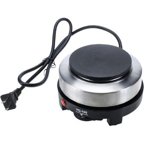 skyehomo 110 فولت لوحات ساخنة صغيرة محمولة 500 واط موقد كهربائي صغير سخان منزلي، 5.5 بوصة مستديرة محمولة كونترتوب الموقد، متعددة الوظائف المنزل المطبخ الموقد الساخن للطهي in Kuwait