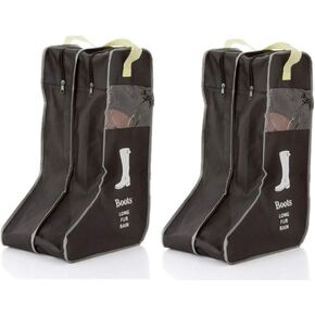 Portable 2 Pack Boots Storage,Tall Boots Storage/Protector Bag, Boots Cover Black(18-1/2 inch high X 9-1/2 inches wide X 11-3/8 inch long) Please check if the size of the boot cover fits your boots