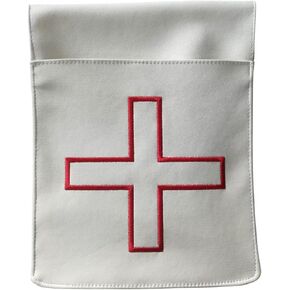 ST. THOMAS OF ACON POUCH - LEATHER & REVERSIBLE