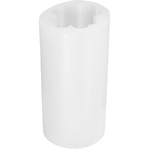 VILLCASE Flower Tube Column Silicone Soap Mold, Flower Shape Candle Mold Soap Tube Mould Making Supplies Silicone Mold for Soap