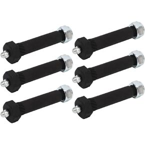 Trailer Spring Shackle Bolt,KIMISS Steel Trailer Axle Spring Shackle Bolt with Locknut Steel Grease Type Eye Wet Bolt for 2000 3500 5200 6000 7000 Axles