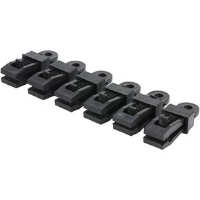 6 Pieces Plastic Tent Clamp Tent Clip for Camping Hiking Outdoor Travel