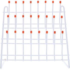 UKCOCO drying racks - Wall Mounted Laboratory Draining Rack for equipment, Wall-Mount or Free-Standing laboratory drying rack 24 Pegs, metal glassware drying rack for Laboratory in Kuwait