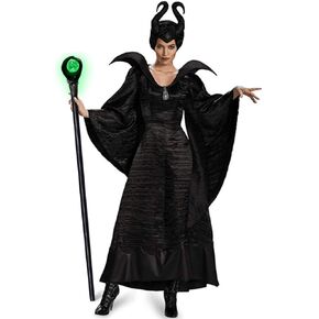 طاقم كافيه مالفيسنت مع الضوء الأخضر، طاقم معالج الجرم السماوي، عصا الملكة الشريرة، لون سحري مضيء لزي الهالوين in Kuwait