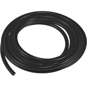 Fuel Vent Line Hose, 0.2"x157" 5mm x 4m Gas Line Petrol Hose Tube Universal for ATV Dirt Bike Go Kart Durable Polyurethane Black