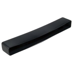 Caplugs 99396119 Plastic Rectangular Finishing Cap with Flat End Grip. VRF-375X7875-16, Vinyl, Length 1.000" ID 7.875", Black (Pack of 10)