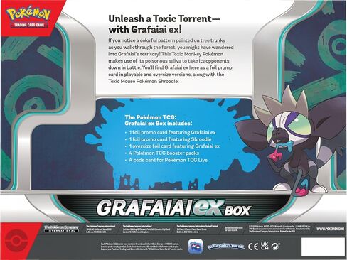 Pokémon TCG: Grafaiai ex Box in Saudi Arabia