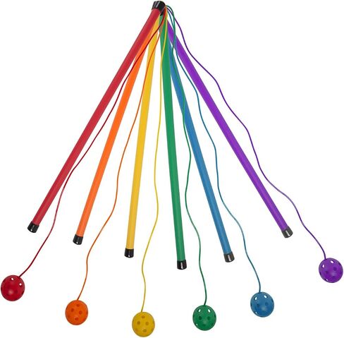 Champion Sports Twirl and Jump Set: Rainbow 6 Pack Skip Hop Jump Rope for Kids Fitness & Fun in Saudi Arabia
