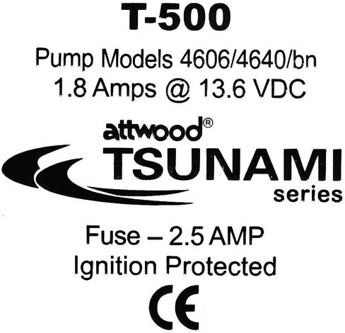 Attwood Tsunami Bilge Pump, 12-Volt, 29-Inch Wire in Saudi Arabia
