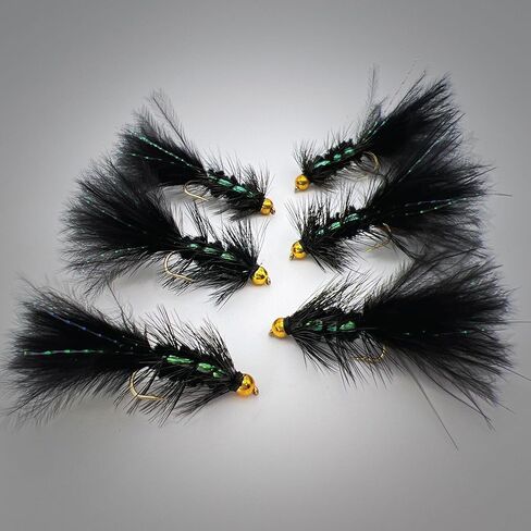 Thor Outdoor BH Woolly Bugger - Wet Fly Fishing Streamer Flies for Bass, Panfish, Trout in Saudi Arabia