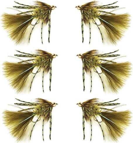 Thor Outdoor BH Woolly Bugger - Wet Fly Fishing Streamer Flies for Bass, Panfish, Trout in Saudi Arabia