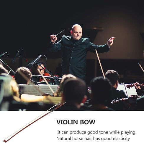 VICASKY قوس الكمان المذهل - 4/4 من ألياف الكربون استبدال خشب الكمان للكمان والخشب وقوس الكمان من ألياف الكربون لأدوات الطلاب in Kuwait