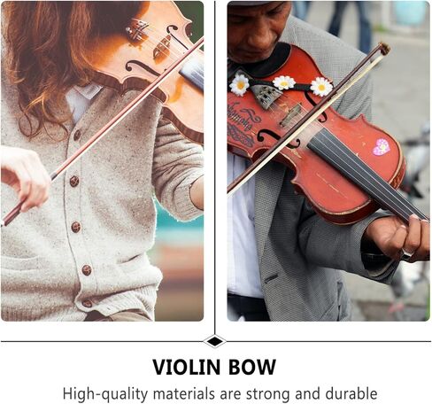 VICASKY قوس الكمان المذهل - 4/4 من ألياف الكربون استبدال خشب الكمان للكمان والخشب وقوس الكمان من ألياف الكربون لأدوات الطلاب in Kuwait