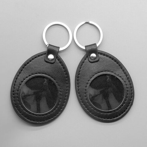 CHIMUYU Coin Holder Keychain Leather Key Chain Coin Display Storage Box Case for Challenge Coin, Collectible Coins, Commemorative Coins and Medals of 34 mm/1.34 inches and Below (1) in Saudi Arabia