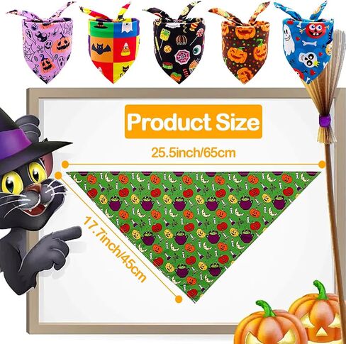 PET SHOW 50Pcs Paw Pattern Dog Bandanas Bulk Washable Puppy Girl Boy Triangle Bibs Accessories for Small Medium Dogs Cats Pets in Saudi Arabia