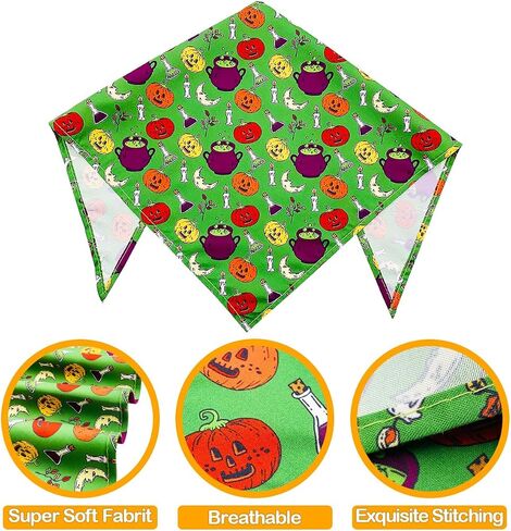 PET SHOW 50Pcs Paw Pattern Dog Bandanas Bulk Washable Puppy Girl Boy Triangle Bibs Accessories for Small Medium Dogs Cats Pets in Saudi Arabia