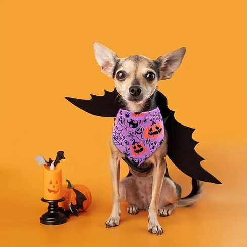 PET SHOW 50Pcs Paw Pattern Dog Bandanas Bulk Washable Puppy Girl Boy Triangle Bibs Accessories for Small Medium Dogs Cats Pets in Saudi Arabia