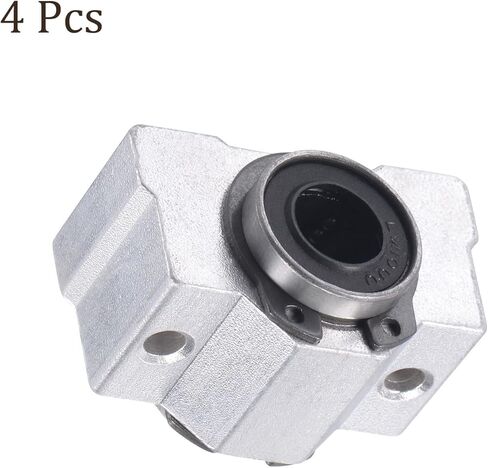 Kozelo 4pcs SCV10UU Linear Slide Blocks, [10mm Bore] Steel Linear Motion Bearing for CNC Machines Packaging Equipment 3D Printers Use in Saudi Arabia