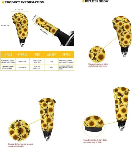 Yzaoxia Brown Cow Print Car Seat Covers and 15 Inch Car Steering Wheel Cover Car Coasters Gear Shift Knob Cover Car Handbrake Cover Headrest Cover Car Cup Coaster, Cowhide in Saudi Arabia