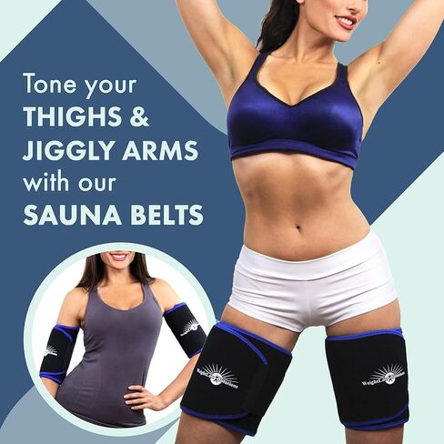 أحزمة الساونا لشد العرق من WeightLoss-Solutions لتقليل السيلوليت ودهون الفخذين ودهون الذراع المتعرجة. زيادة الحرارة والعرق والدورة الدموية لحرق الدهون وتنعيمها وشدها وتوحيد لونها in Saudi Arabia
